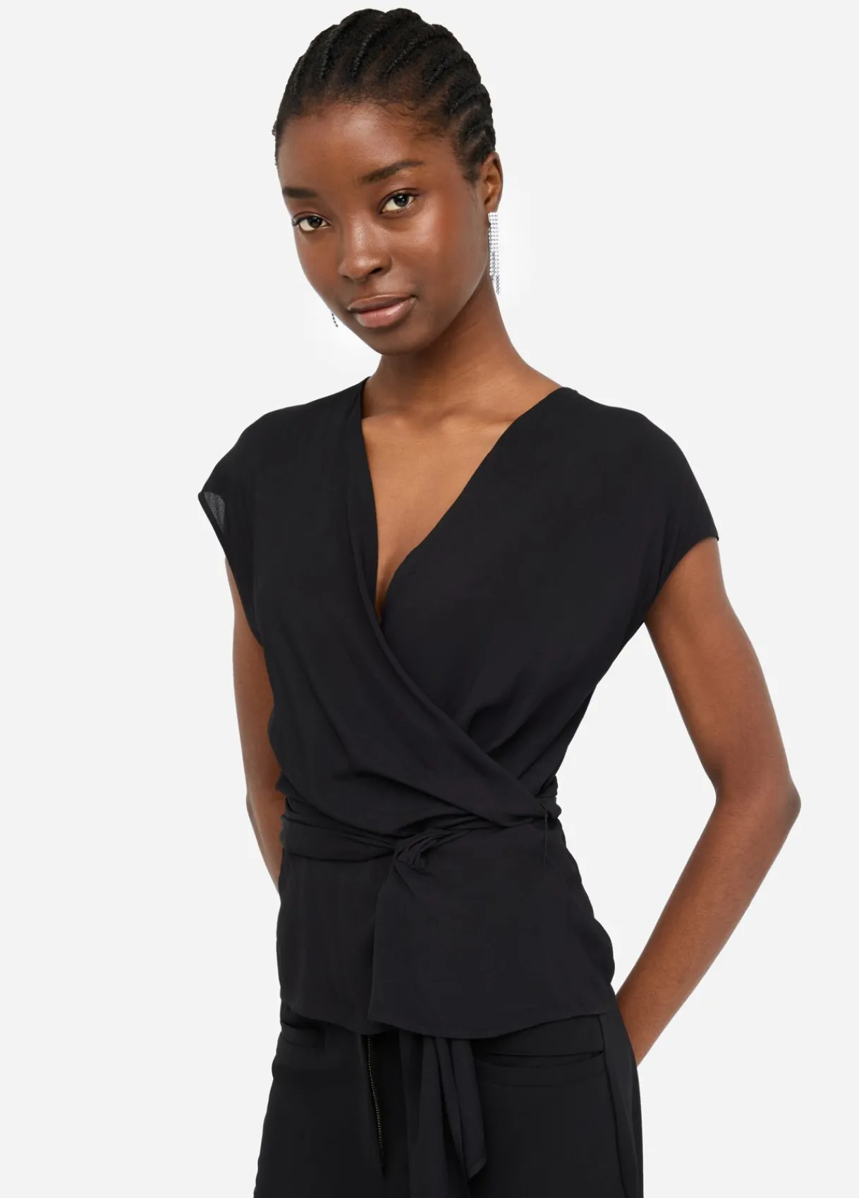 Liu Jo Top en crêpe de chine|Femme T-Shirts Et Tops