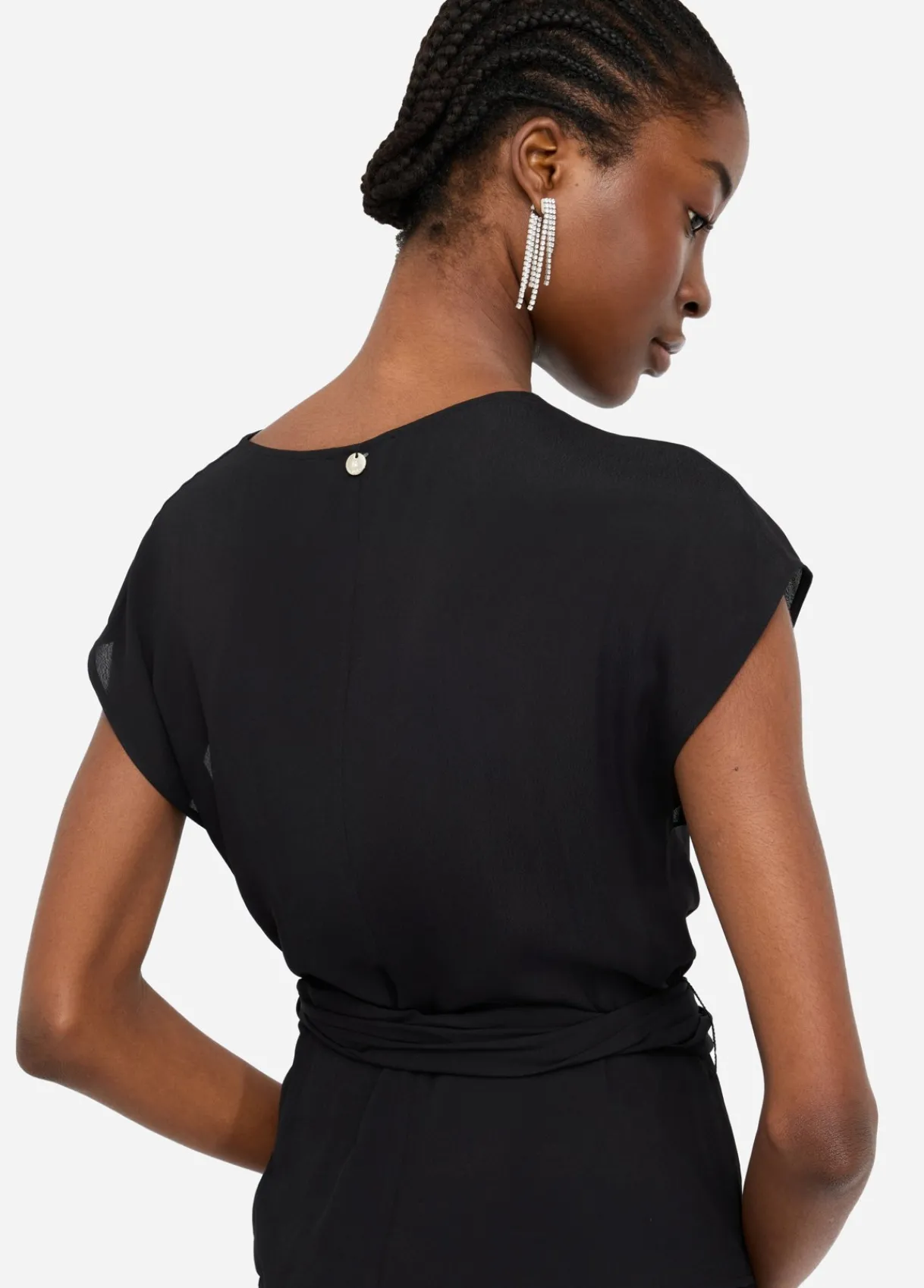 Liu Jo Top en crêpe de chine|Femme T-Shirts Et Tops