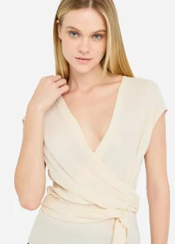 Liu Jo Top en crêpe de chine|Femme T-Shirts Et Tops