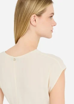 Liu Jo Top en crêpe de chine|Femme T-Shirts Et Tops