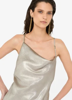 Liu Jo Top en crêpe lamé|Femme T-Shirts Et Tops|Cérémonie