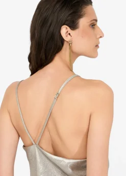 Liu Jo Top en crêpe lamé|Femme T-Shirts Et Tops|Cérémonie