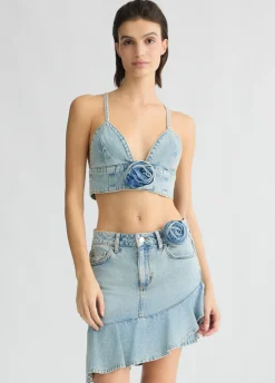Liu Jo Top en jean|Femme T-Shirts Et Tops