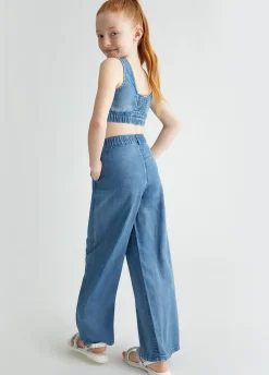 Liu Jo Top en jean|Enfant T-Shirt