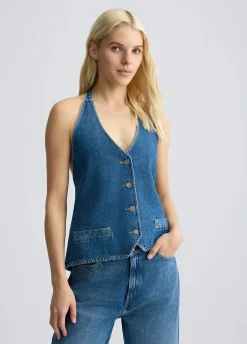 Liu Jo Top en jean|Femme T-Shirts Et Tops