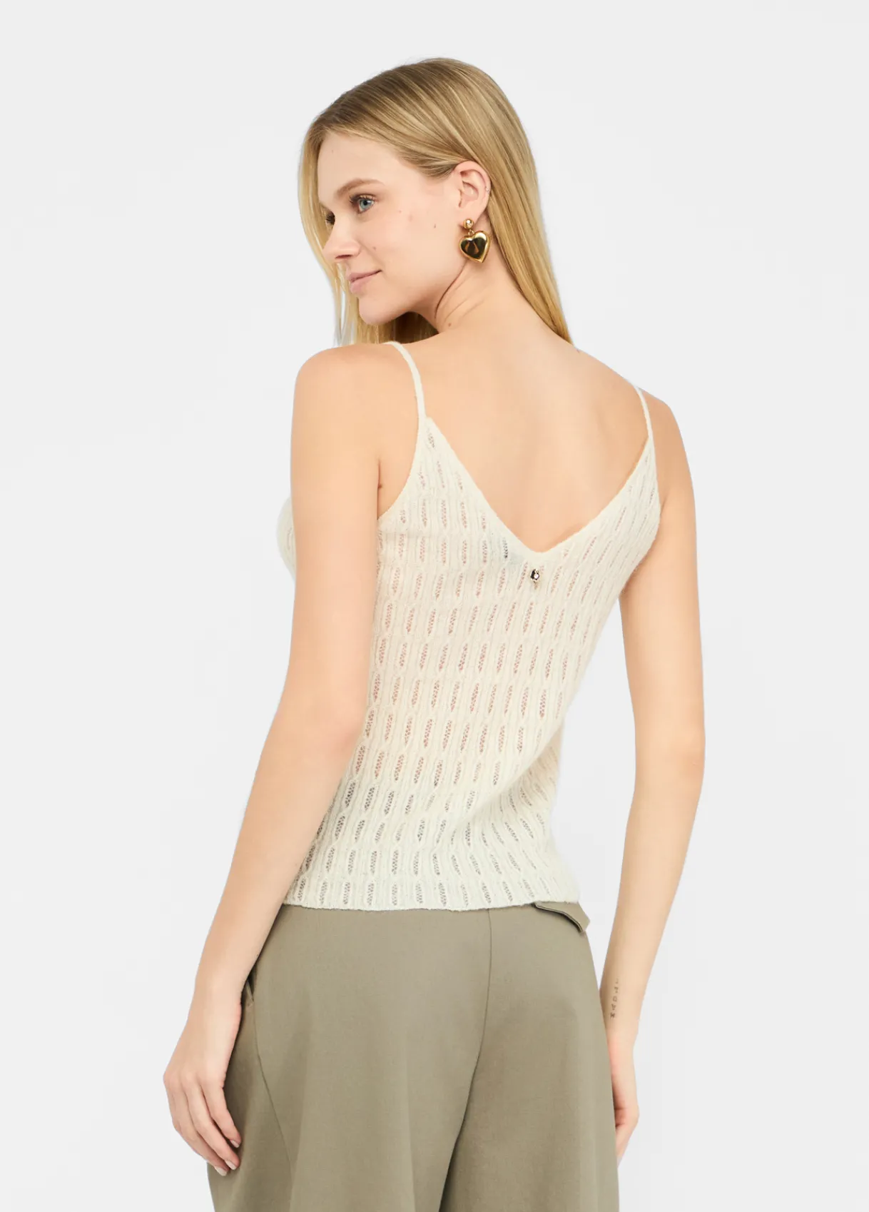 Liu Jo Top en laine et alpaga|Femme Mailles
