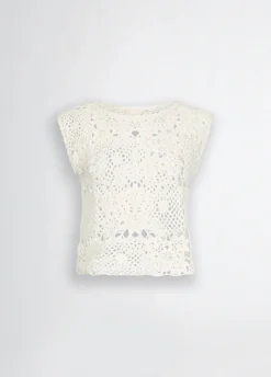 Liu Jo Top en maille au crochet|Femme Mailles