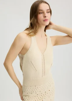 Liu Jo Top en maille avec découpes|Femme Mailles