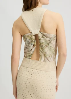 Liu Jo Top en maille avec découpes|Femme Mailles