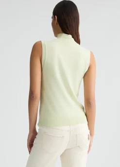 Liu Jo Top en maille avec logo et strass|Femme Mailles
