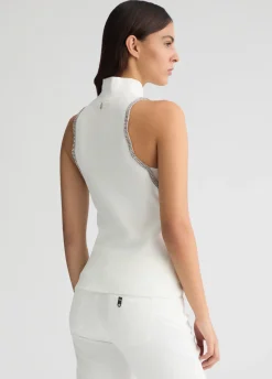 Liu Jo Top en maille avec strass|Femme Mailles