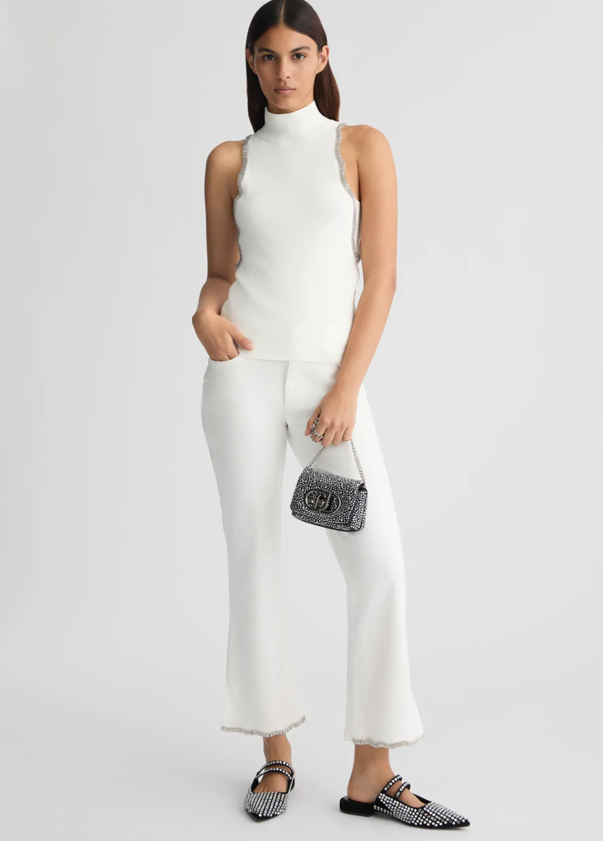 Liu Jo Top en maille avec strass|Femme Mailles