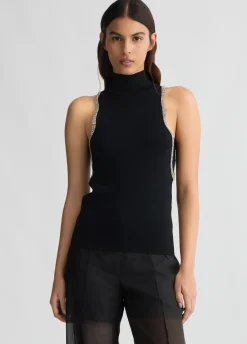 Liu Jo Top en maille avec strass|Femme Mailles