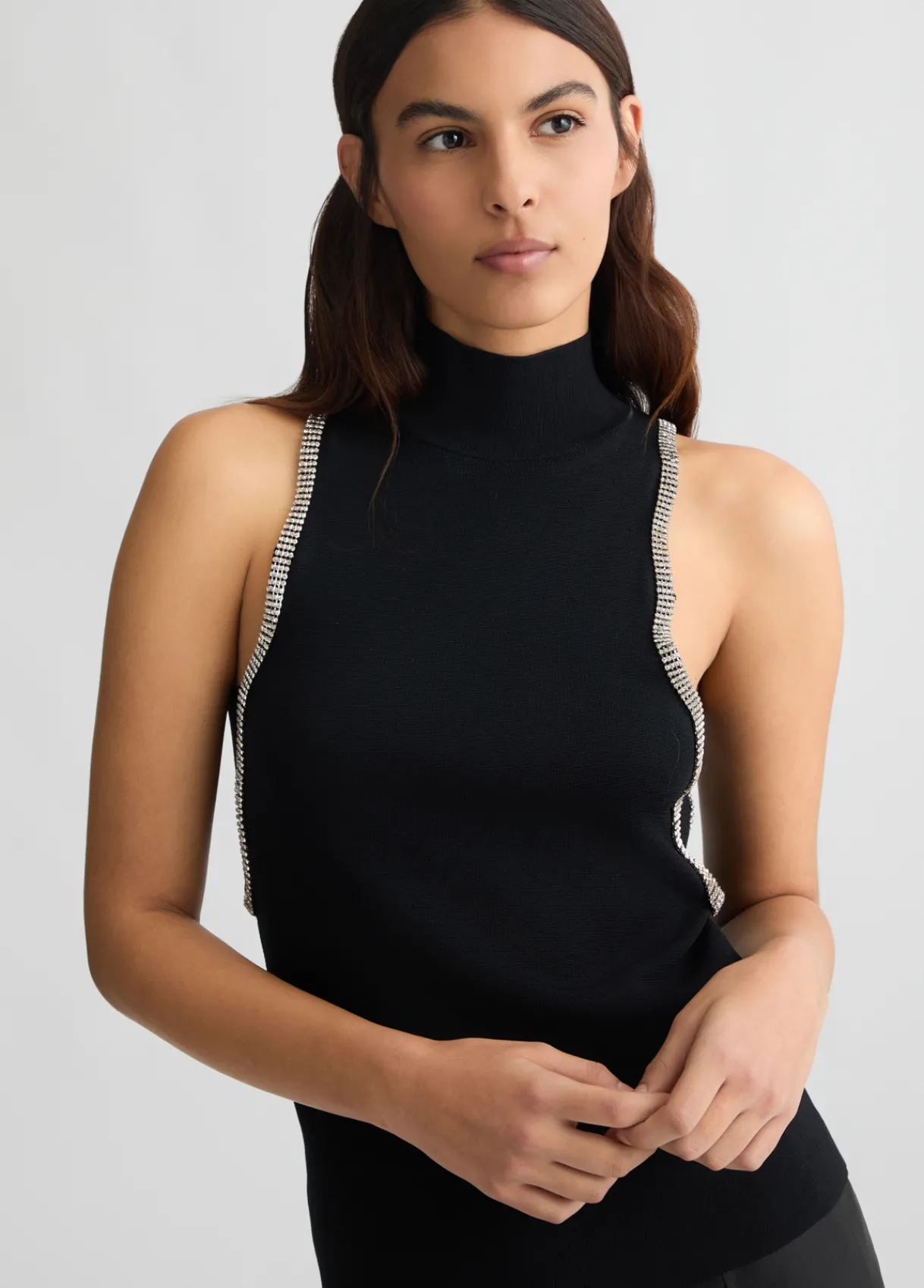 Liu Jo Top en maille avec strass|Femme Mailles