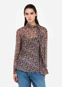 Liu Jo Top en mousseline de soie|Femme Chemises Et Blouses