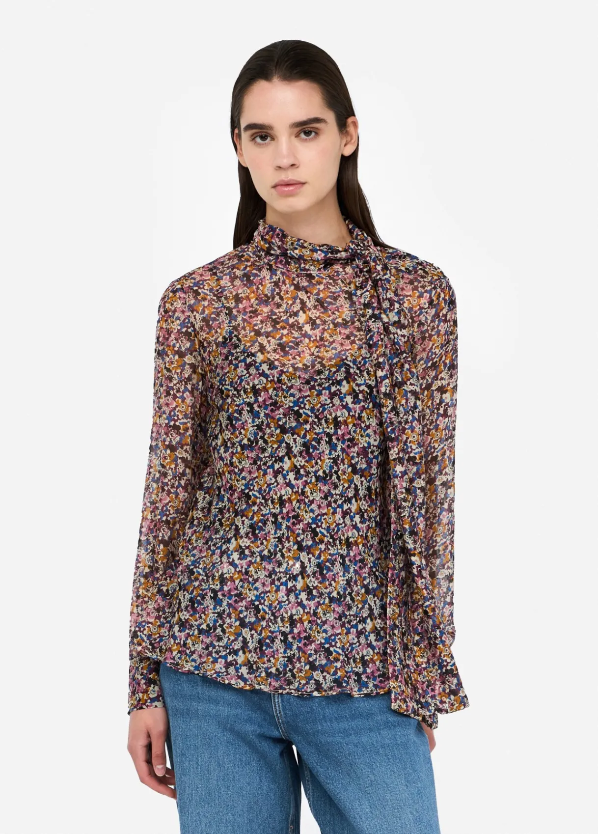 Liu Jo Top en mousseline de soie|Femme Chemises Et Blouses