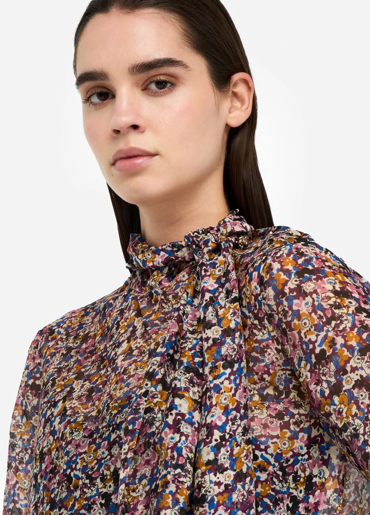 Liu Jo Top en mousseline de soie|Femme Chemises Et Blouses