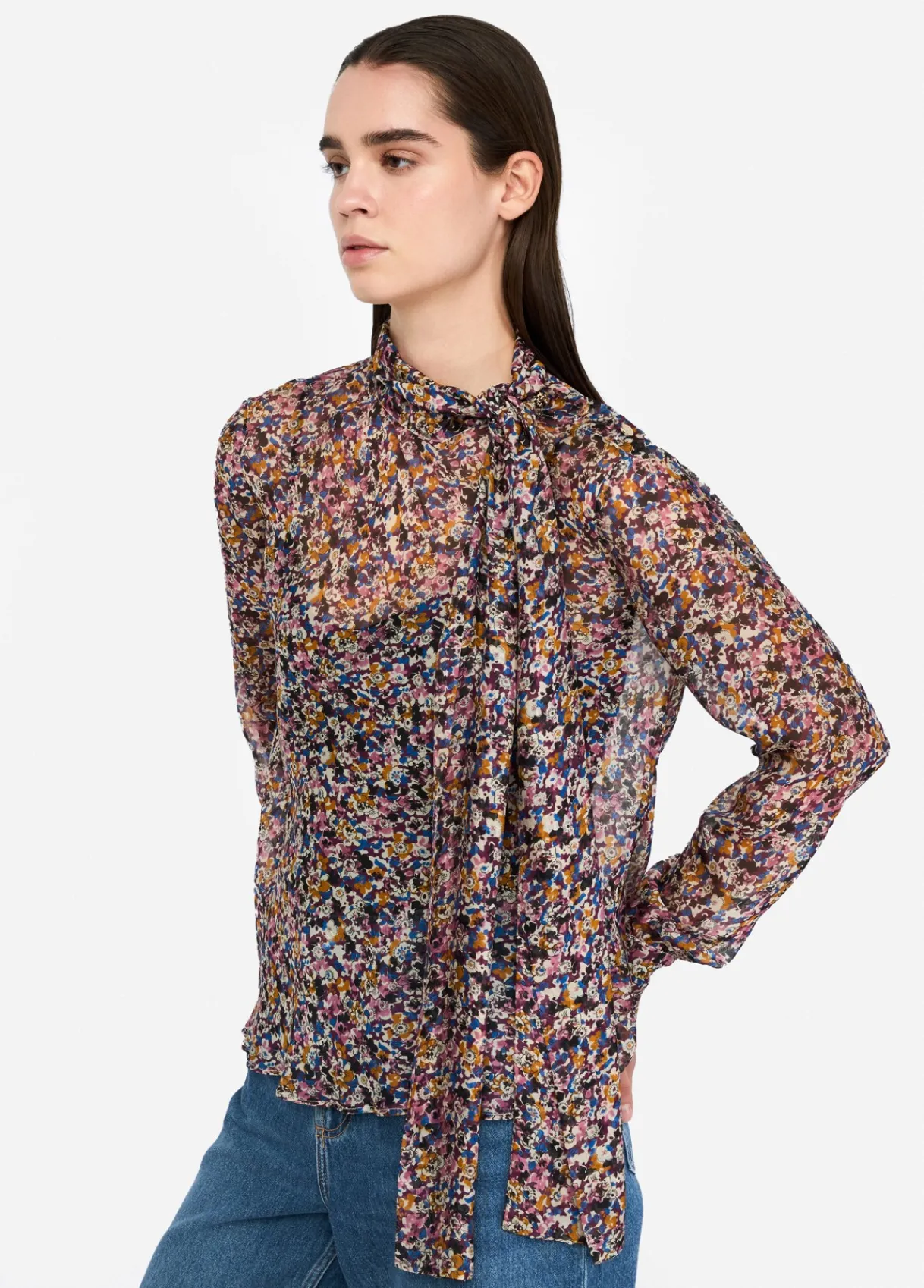 Liu Jo Top en mousseline de soie|Femme Chemises Et Blouses