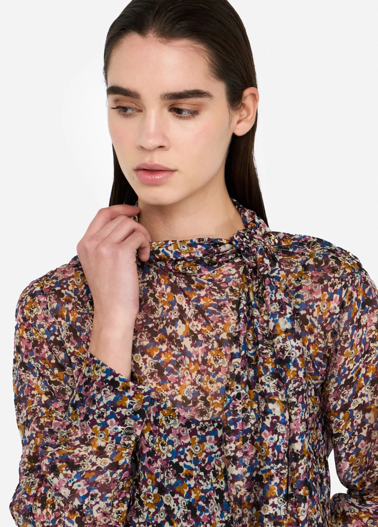 Liu Jo Top en mousseline de soie|Femme Chemises Et Blouses