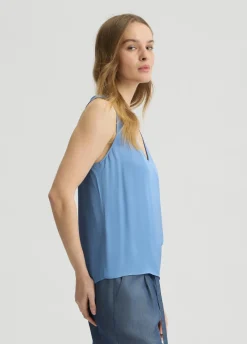 Liu Jo Top en satin couleur|Femme T-Shirts Et Tops