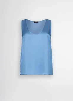 Liu Jo Top en satin couleur|Femme T-Shirts Et Tops