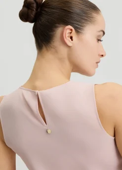 Liu Jo Top en satin et georgette|Femme Tailleurs|T-Shirts Et Tops