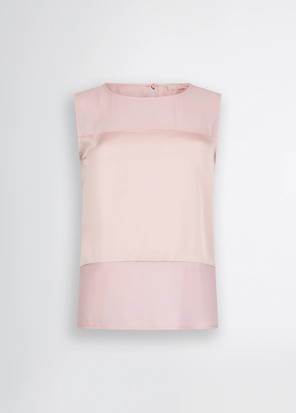 Liu Jo Top en satin et georgette|Femme Tailleurs|T-Shirts Et Tops