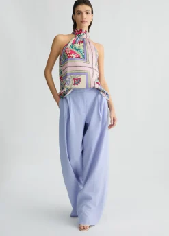 Liu Jo Top en satin imprimé|Femme T-Shirts Et Tops