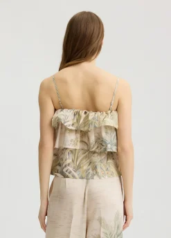 Liu Jo Top en taffetas imprimé|Femme T-Shirts Et Tops|Cérémonie