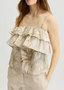 Liu Jo Top en taffetas imprimé|Femme T-Shirts Et Tops|Cérémonie