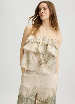 Liu Jo Top en taffetas imprimé|Femme T-Shirts Et Tops|Cérémonie