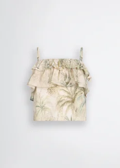 Liu Jo Top en taffetas imprimé|Femme T-Shirts Et Tops|Cérémonie
