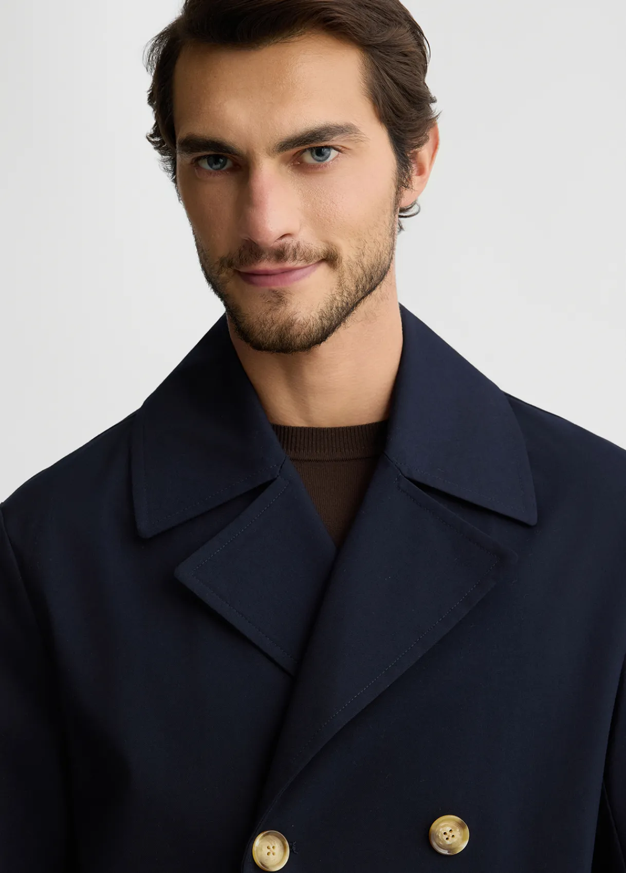 Liu Jo Trench court croisé|Homme Pardessus