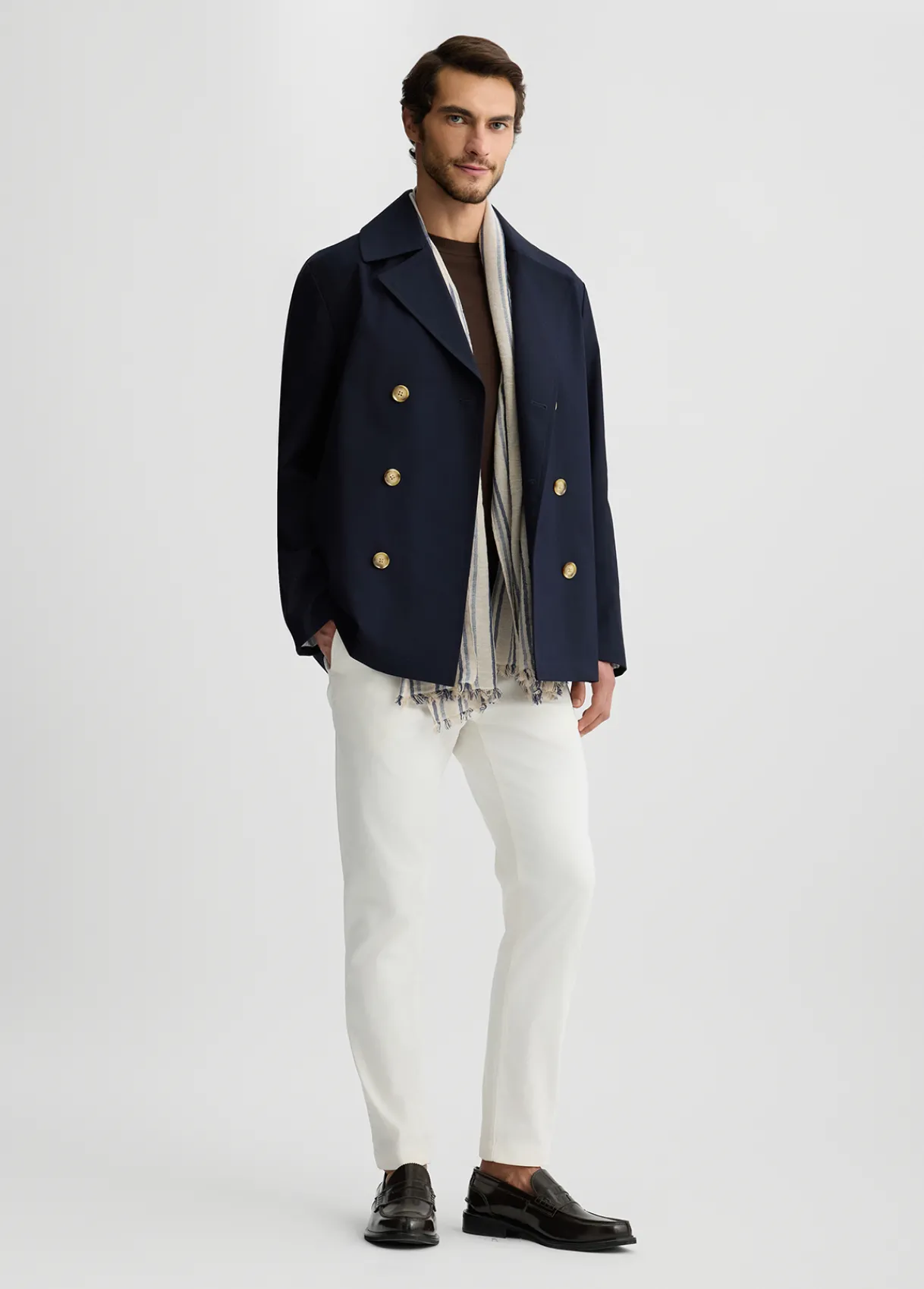 Liu Jo Trench court croisé|Homme Pardessus