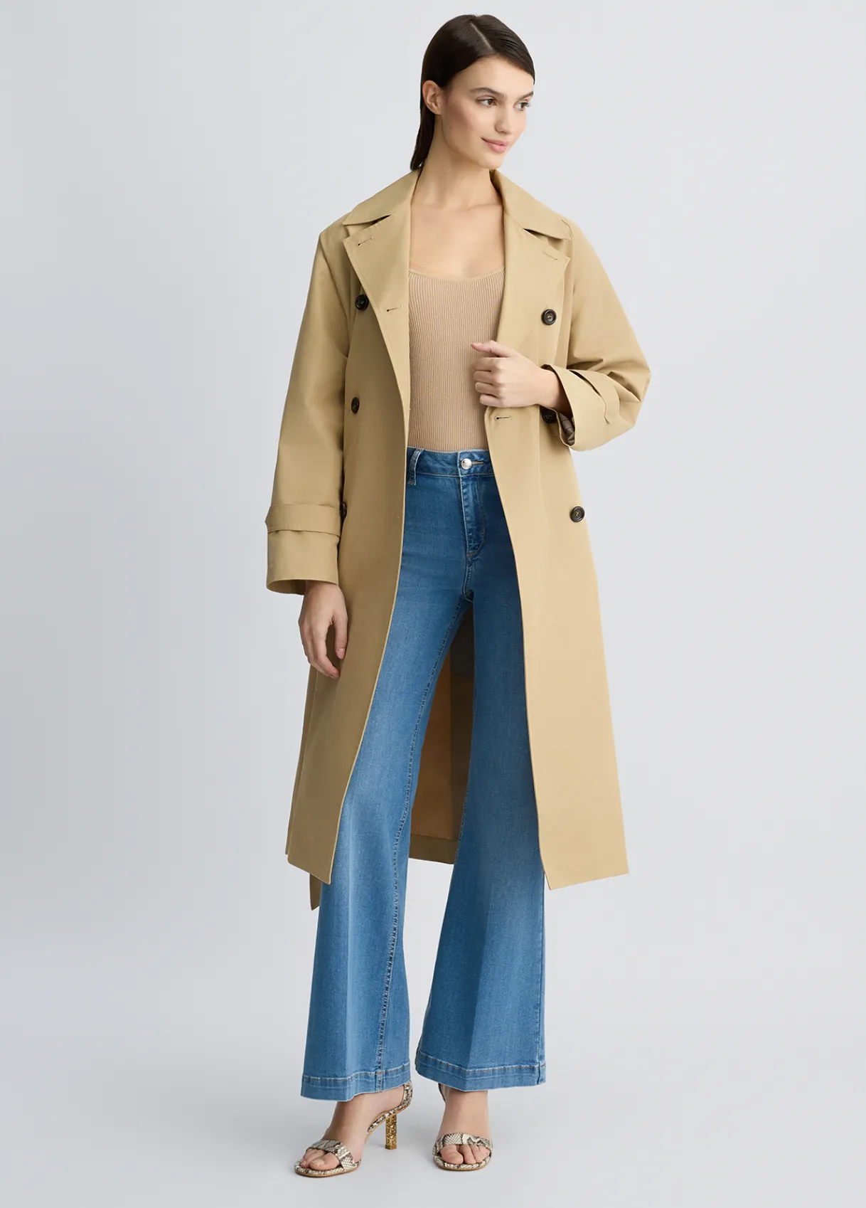 Liu Jo Trench croisé avec ceinture|Femme Manteaux