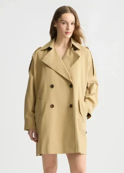 Liu Jo Trench en gabardine|Femme Manteaux