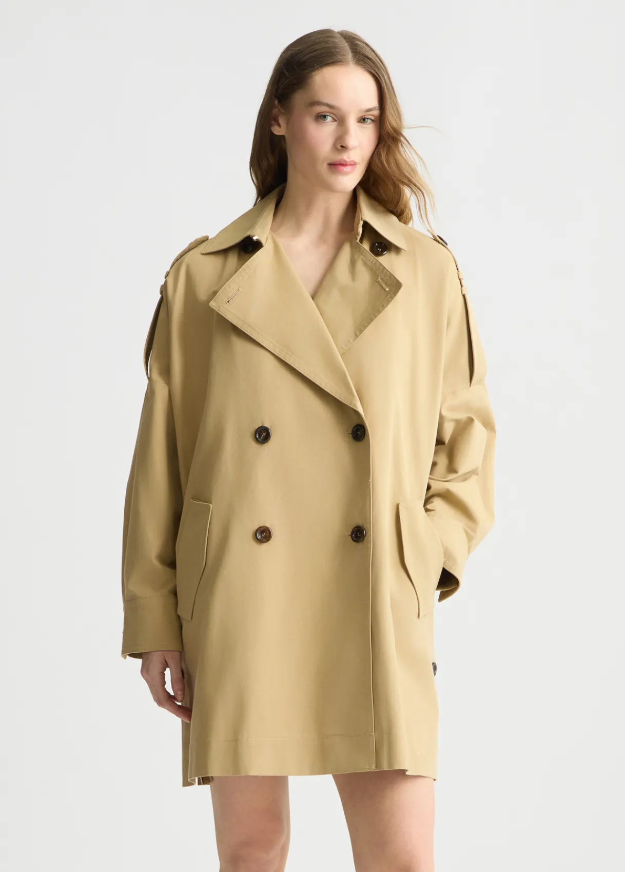 Liu Jo Trench en gabardine|Femme Manteaux