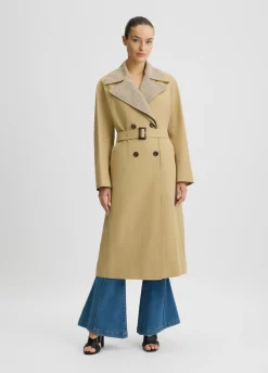 Liu Jo Trench-coat en gabardine de coton|Femme Manteaux