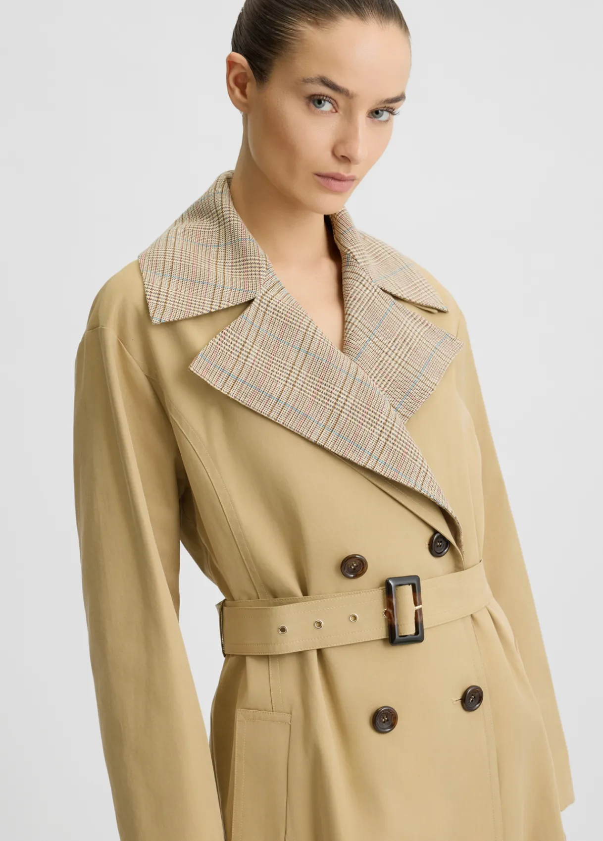 Liu Jo Trench-coat en gabardine de coton|Femme Manteaux