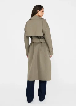 Liu Jo Trench-coat en laine à double boutonnage|Femme Manteaux