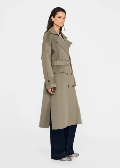 Liu Jo Trench-coat en laine à double boutonnage|Femme Manteaux
