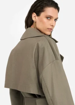 Liu Jo Trench-coat en laine à double boutonnage|Femme Manteaux