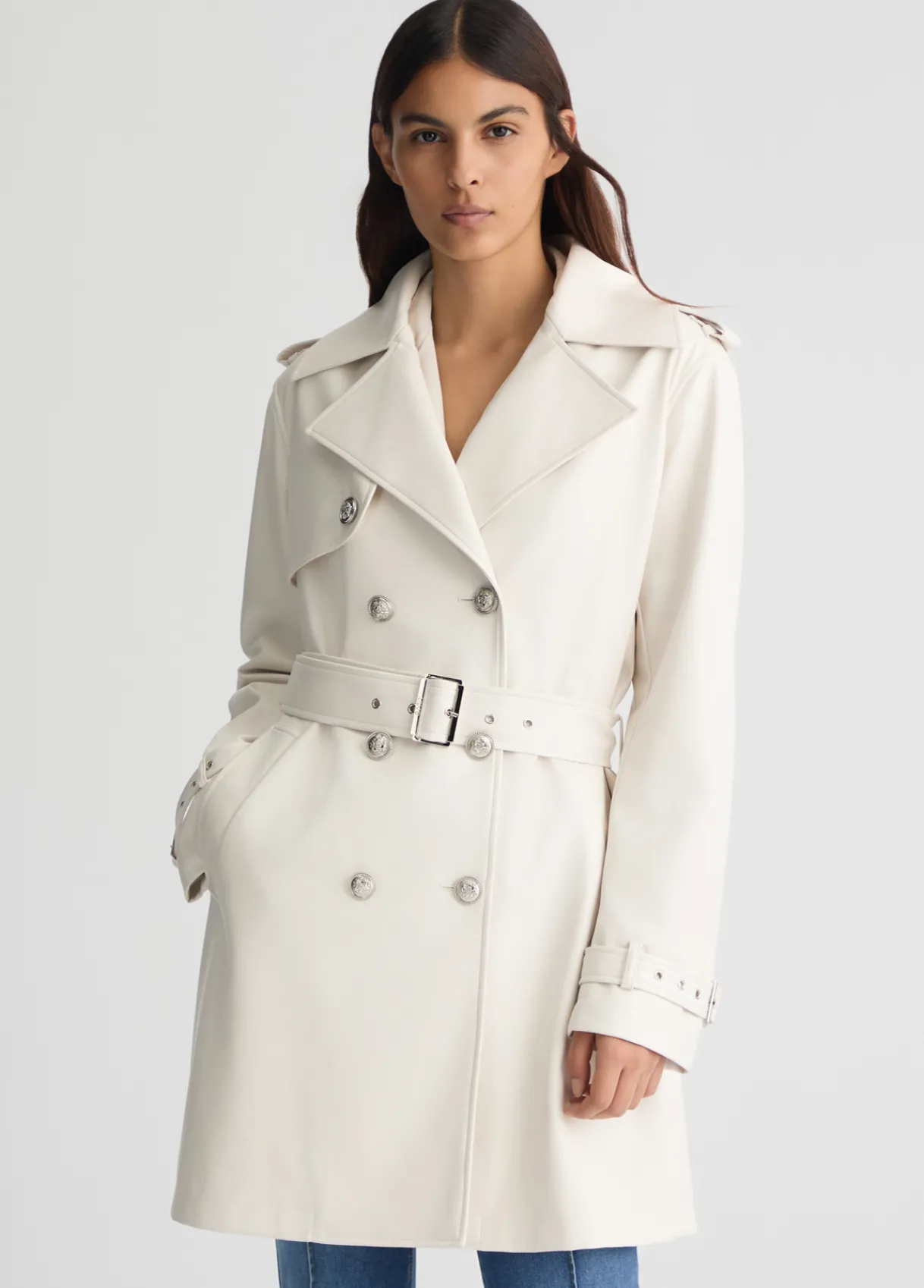 Liu Jo Trench-coat en tissu enduit|Femme Manteaux