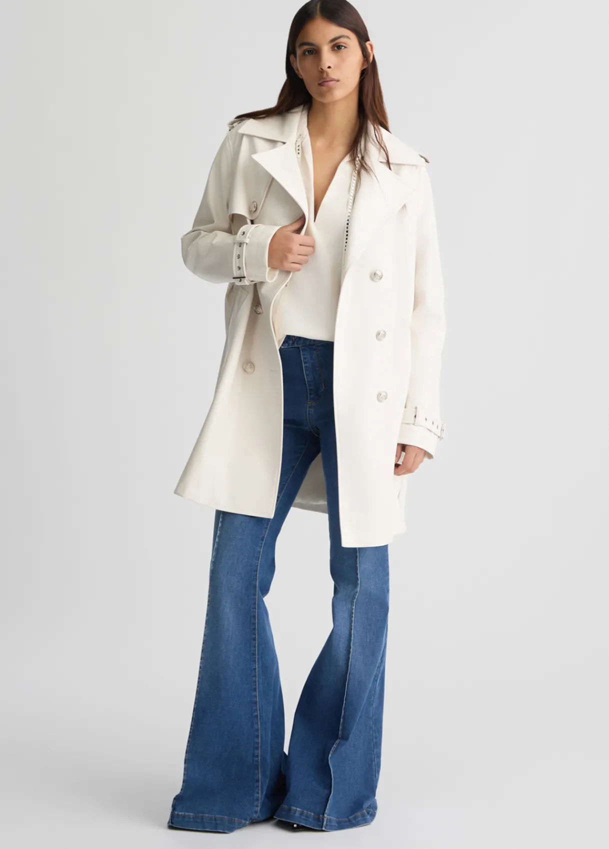 Liu Jo Trench-coat en tissu enduit|Femme Manteaux
