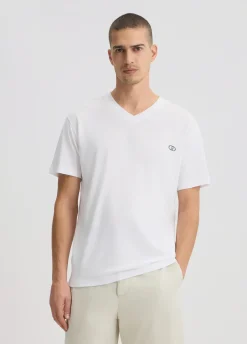 Liu Jo T-shirt à col en V|Homme Polos Et T-Shirts