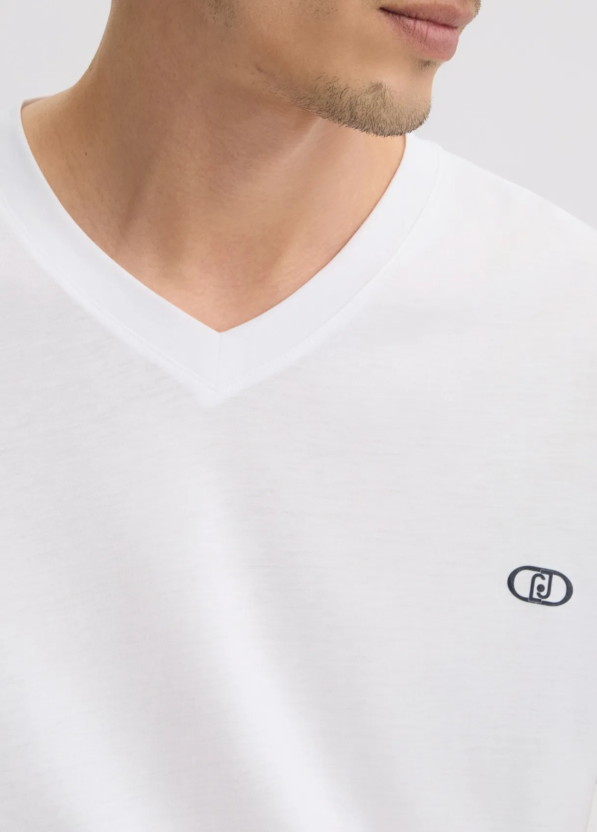 Liu Jo T-shirt à col en V|Homme Polos Et T-Shirts