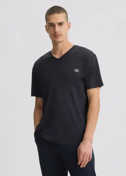 Liu Jo T-shirt à col en V|Homme Polos Et T-Shirts