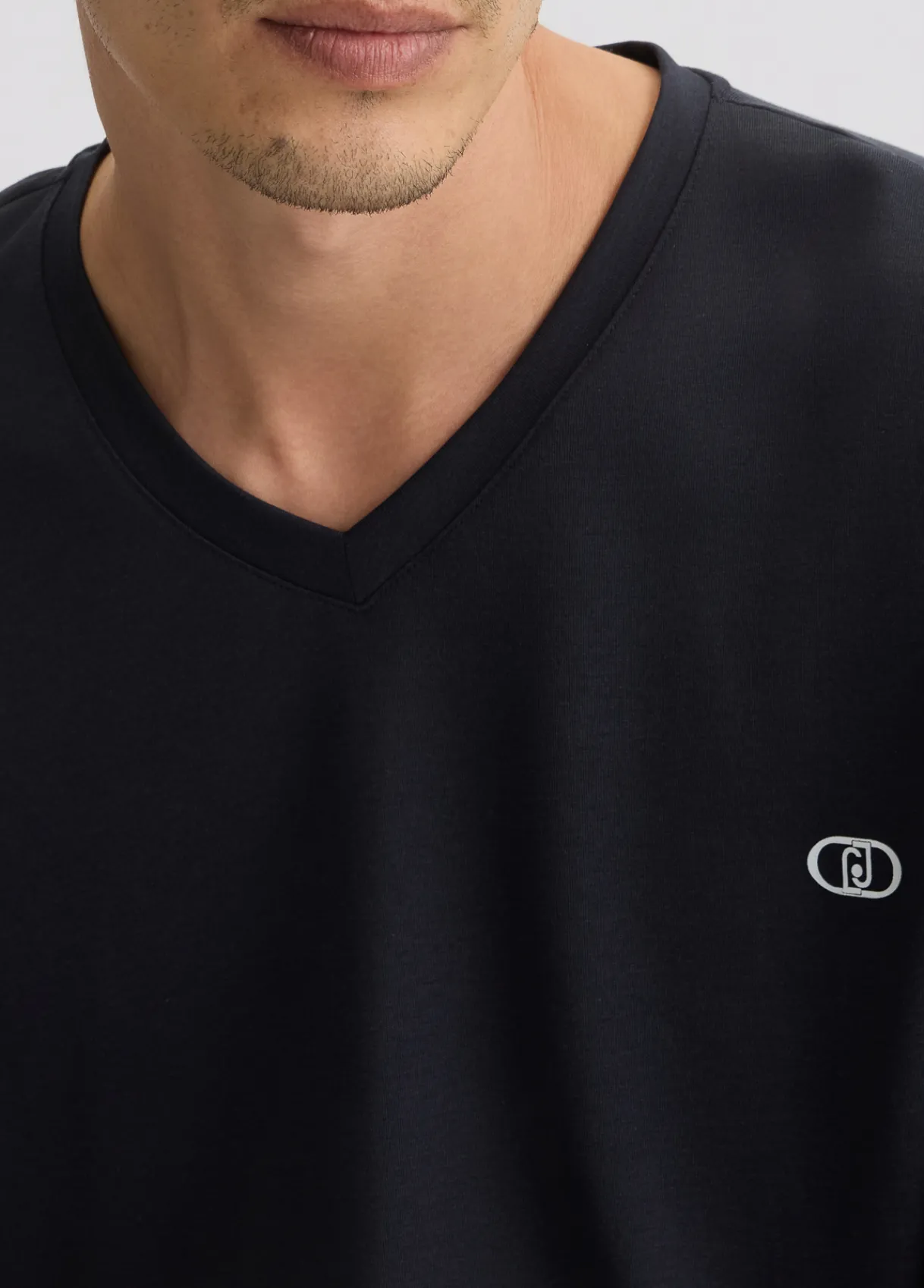 Liu Jo T-shirt à col en V|Homme Polos Et T-Shirts