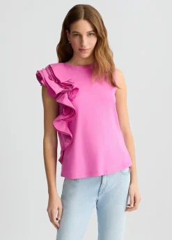 Liu Jo T-shirt à volants|Femme T-Shirts Et Tops