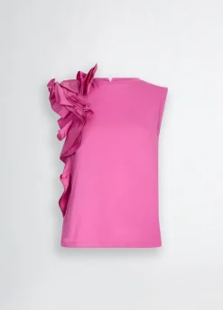 Liu Jo T-shirt à volants|Femme T-Shirts Et Tops